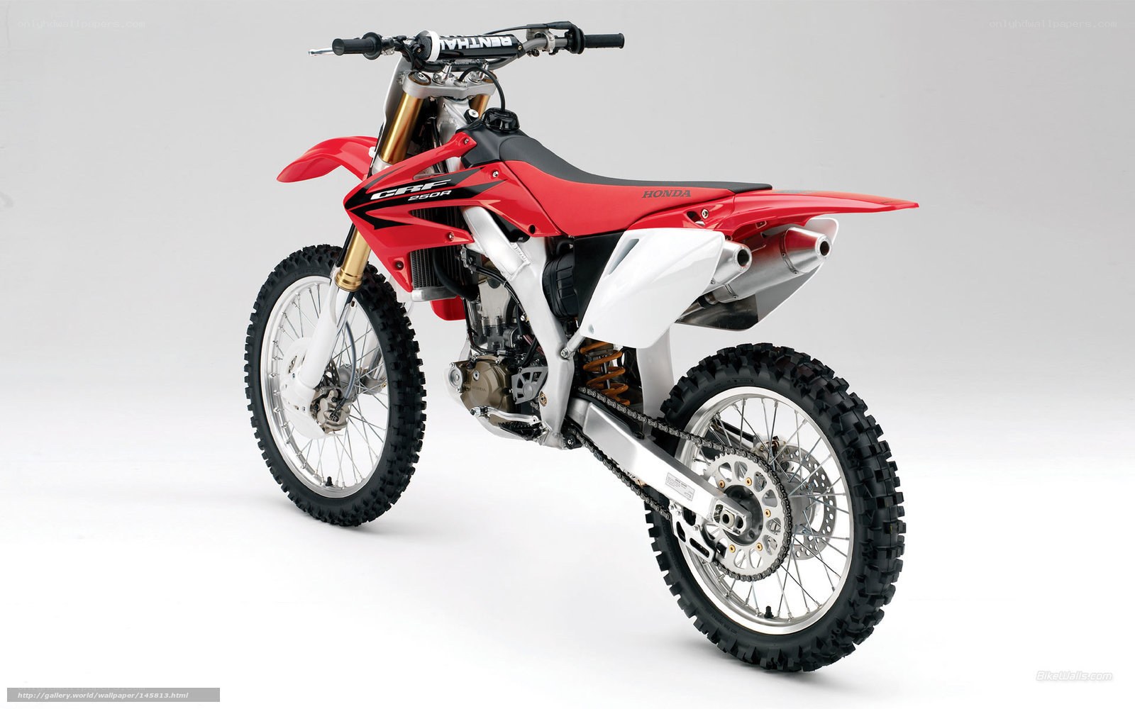Red Honda CRF250R dirt bike