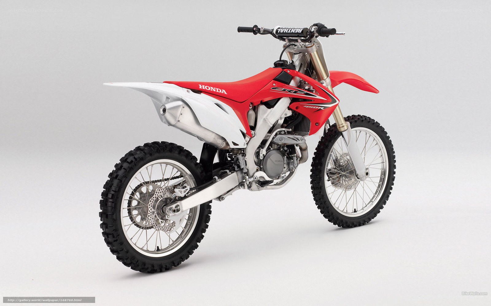 Red Honda CRF450R dirt bike