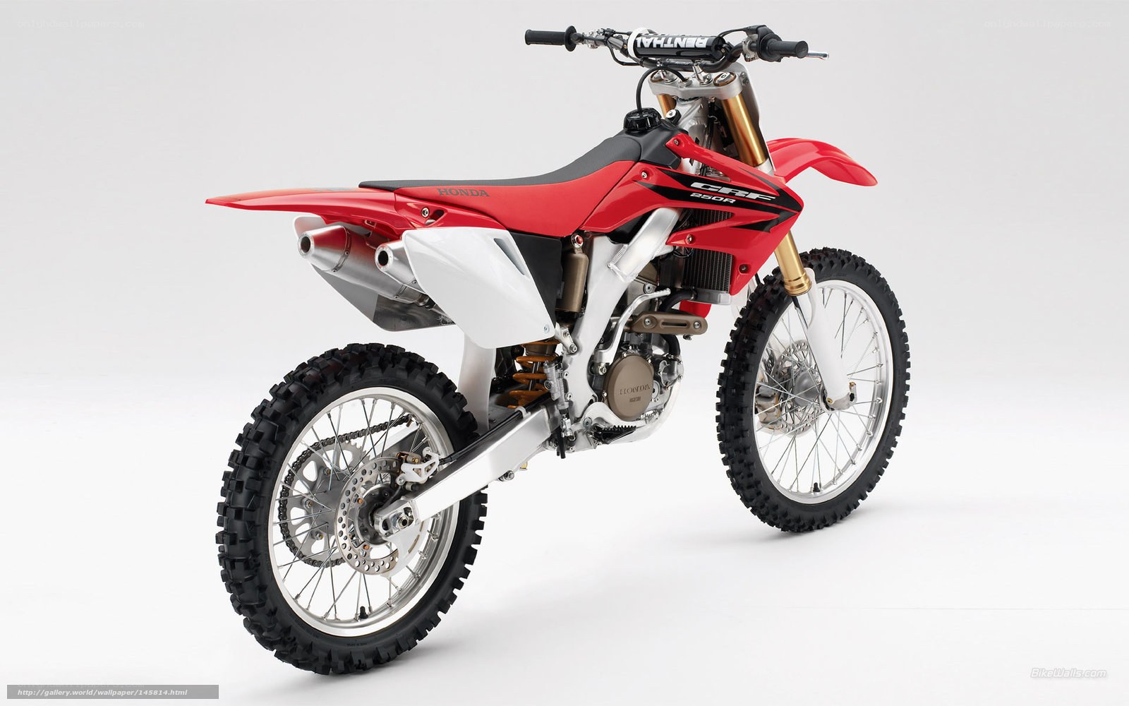 Red Honda CRF450R dirt bike