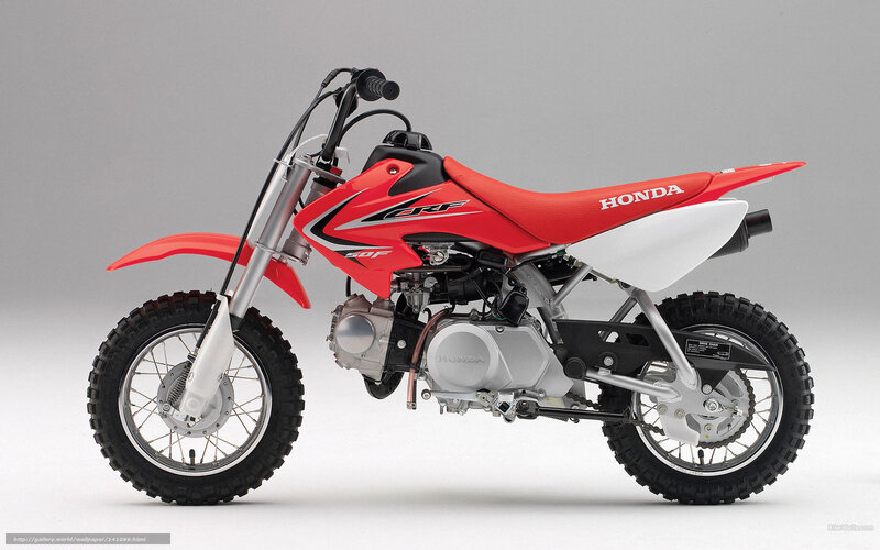 Red Honda CRF50F dirt bike