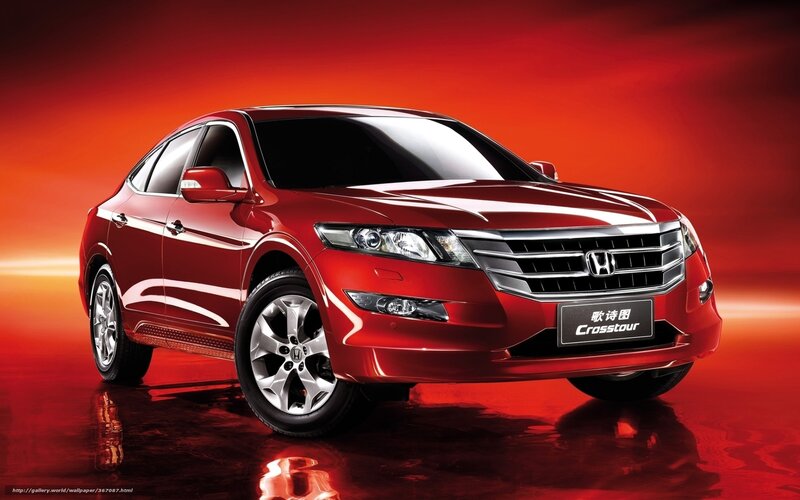 Red Honda Cross Tour