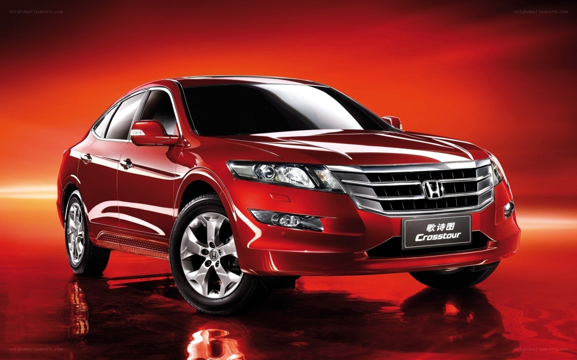 Red Honda Crosstour