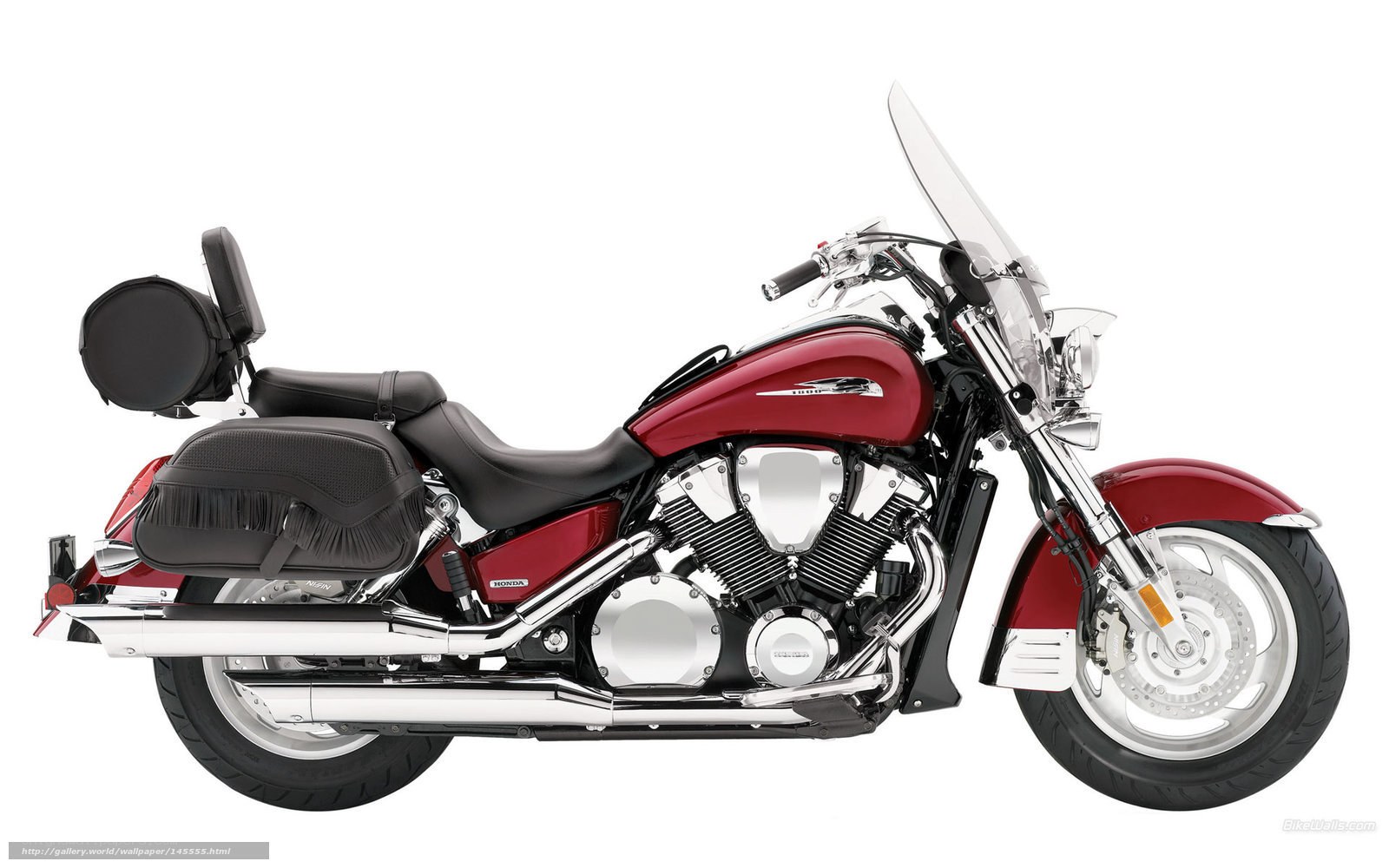 red honda cruiser motorcycle