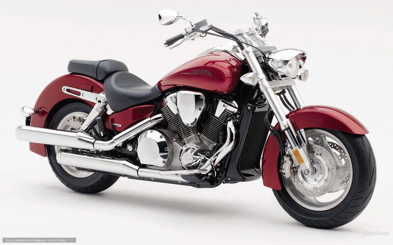 Red Honda cruiser motorcycle