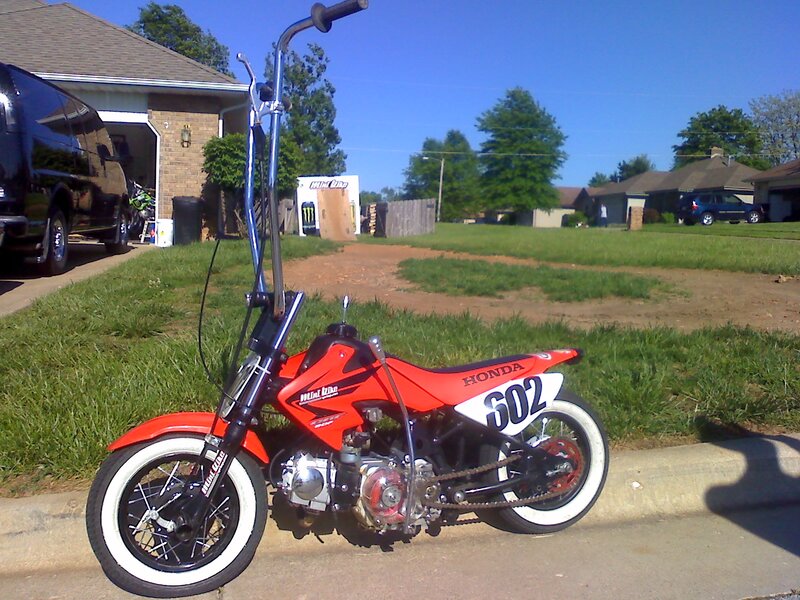 Red Honda Dirt Bike — Calm