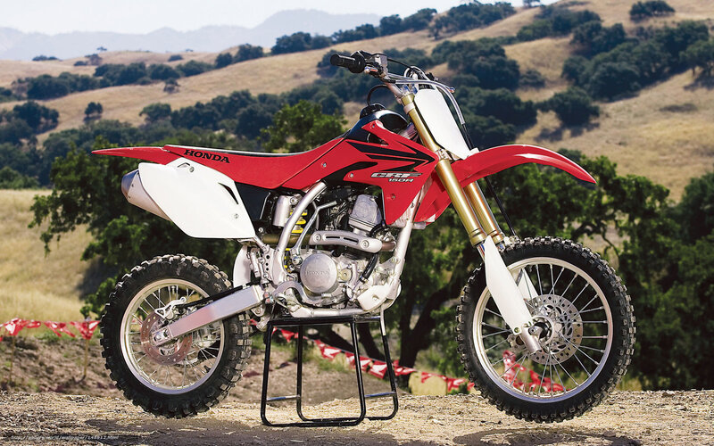 Red Honda Dirt Bike — Outdoor