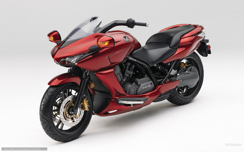 Red Honda DN-01 Motorcycle — Neutral, Photograph