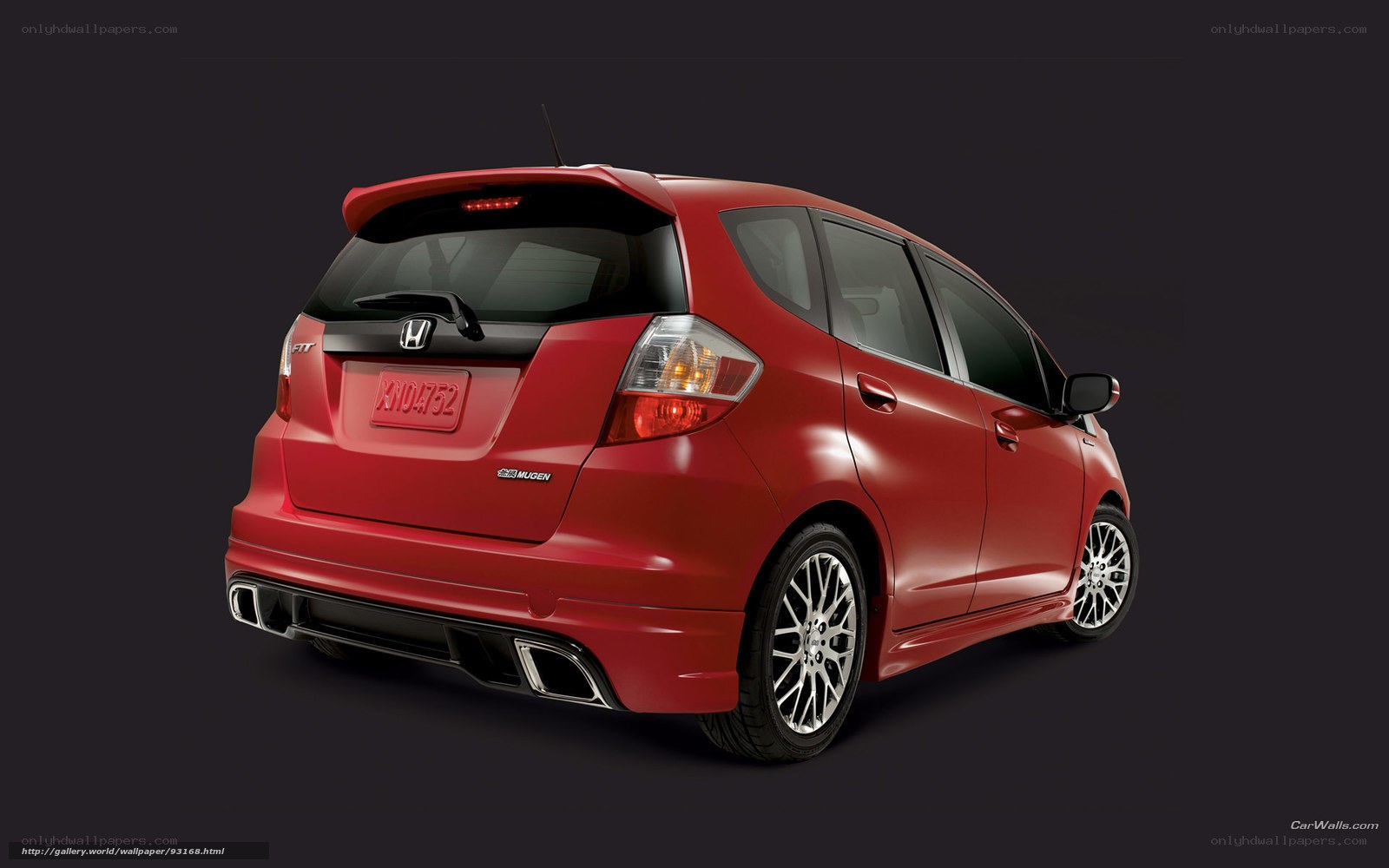 red honda fit gt