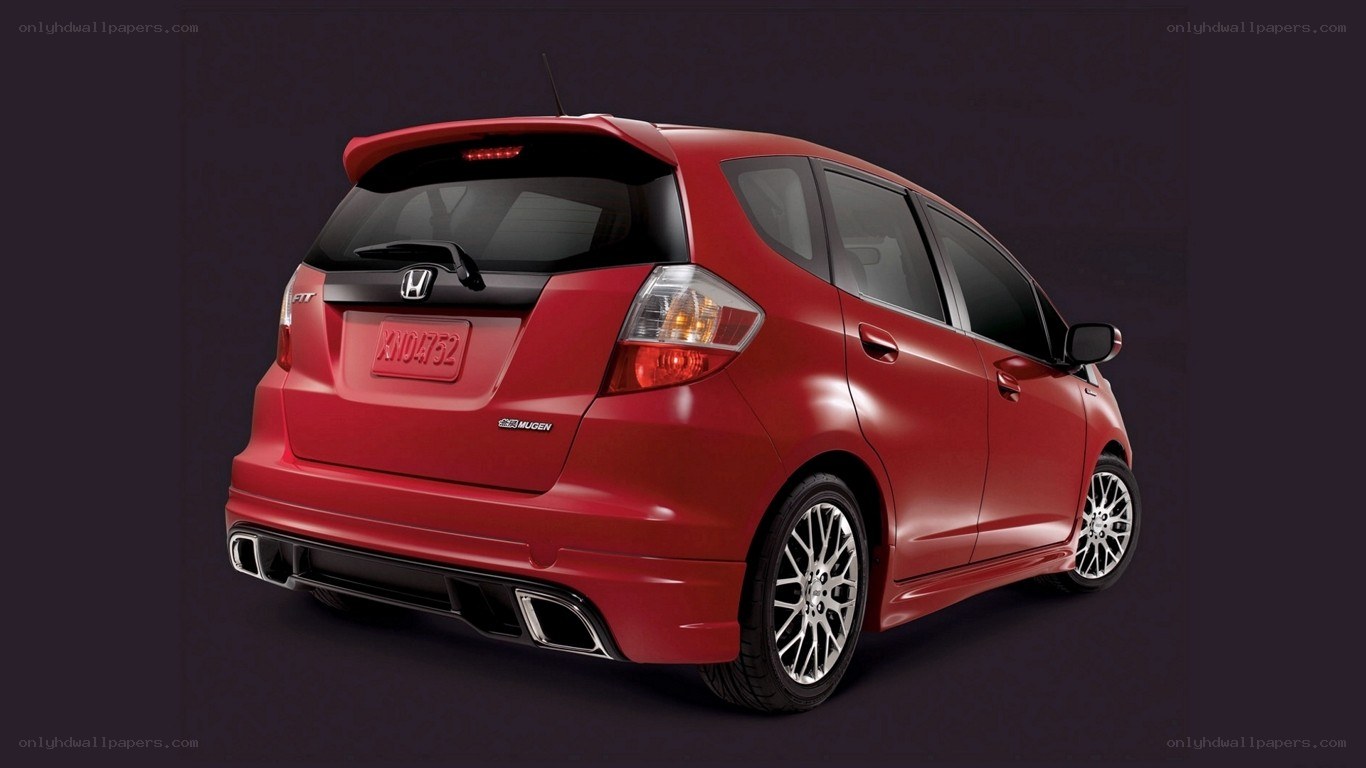 red honda fit mugen