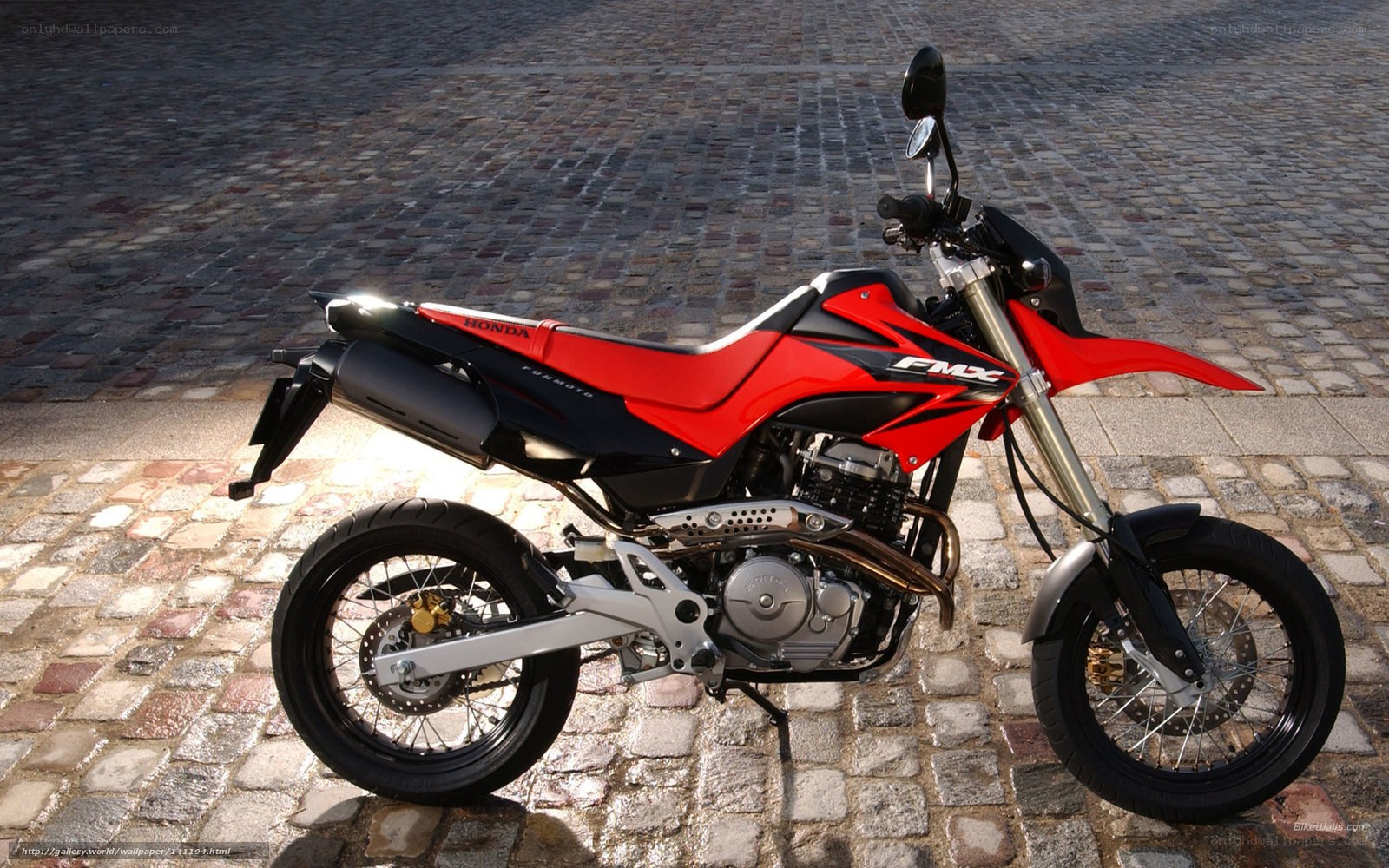 Red Honda FMX motorcycle