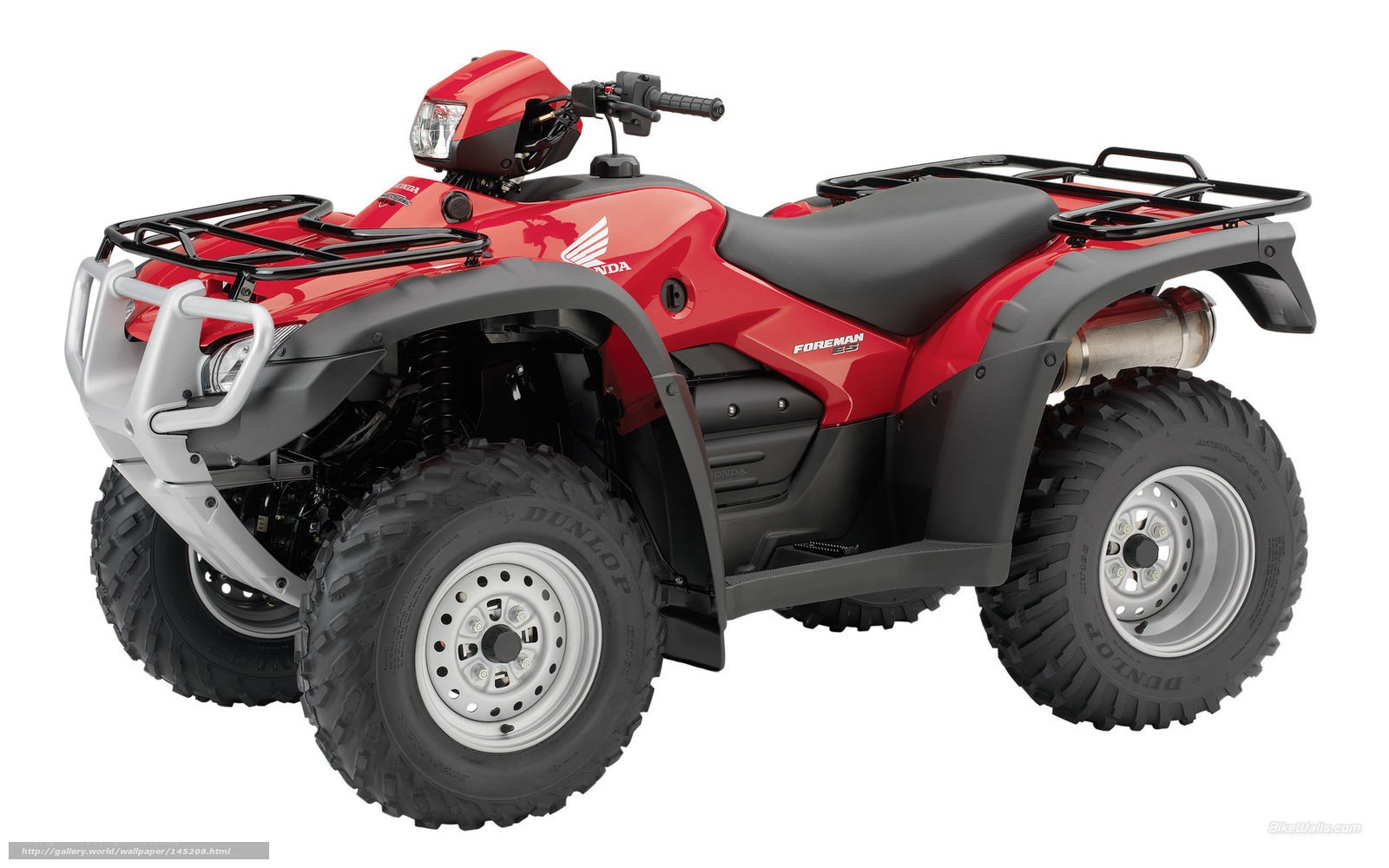 Red Honda Foreman ATV