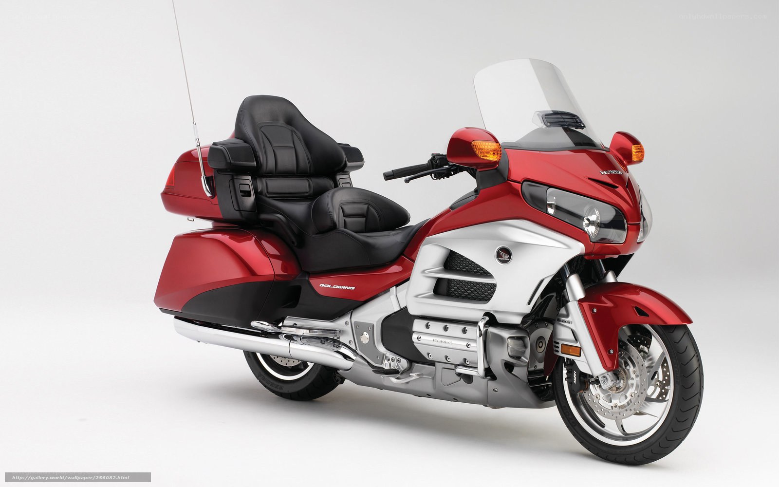 Red Honda Goldwing motorcycle