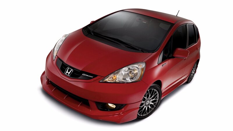 Red Honda Jazz