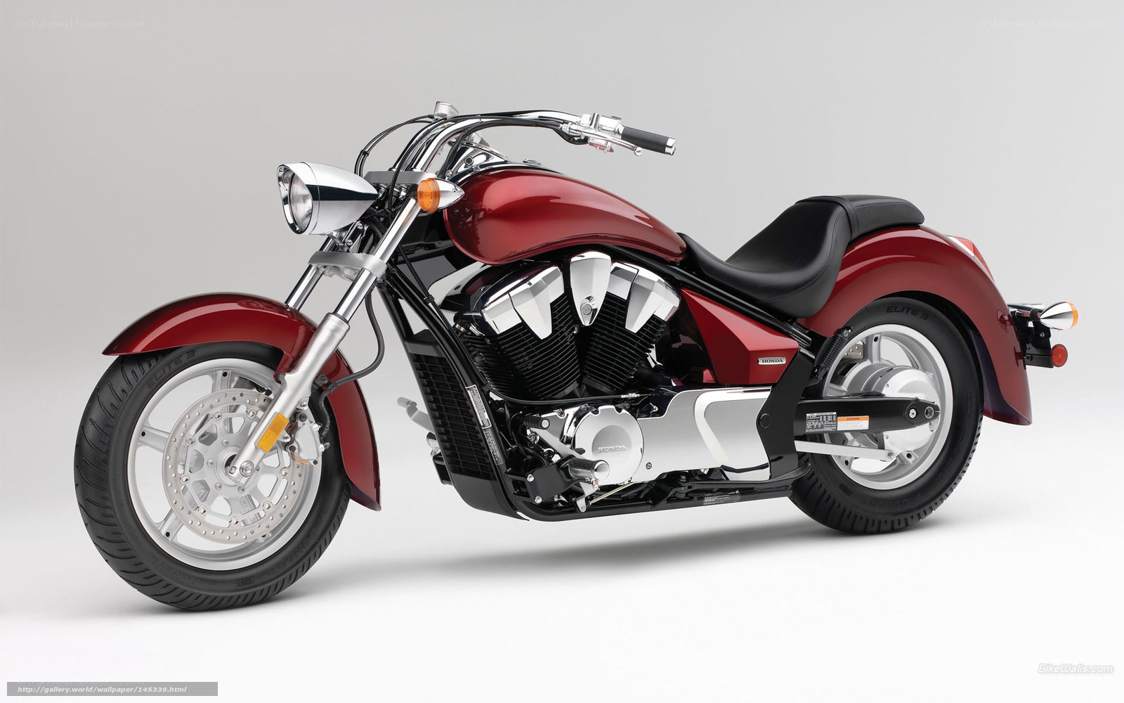 Red Honda motorcycle