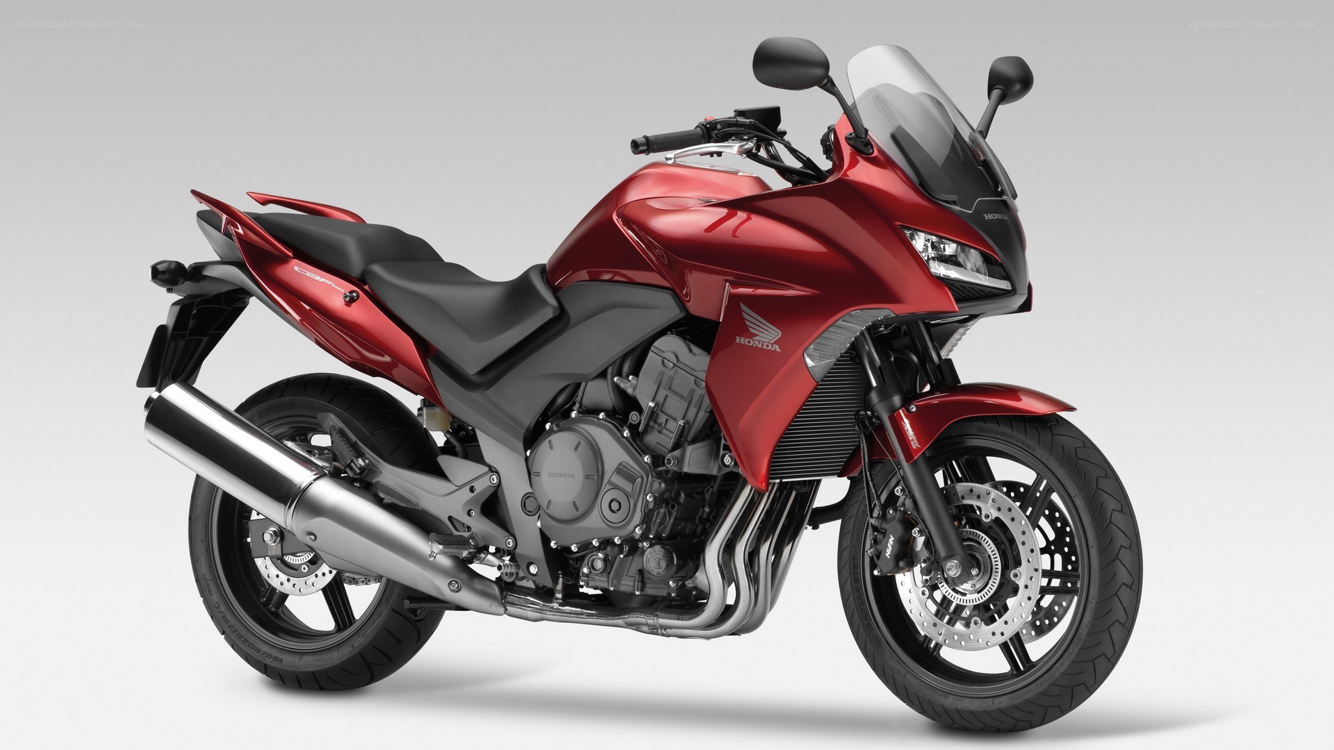 Red Honda motorcycle