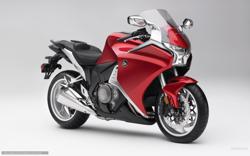 Red Honda Motorcycle — Neutral, Photograph, Seat, Windshield