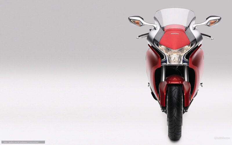 Red Honda Motorcycle — Neutral, Photograph, Windshield