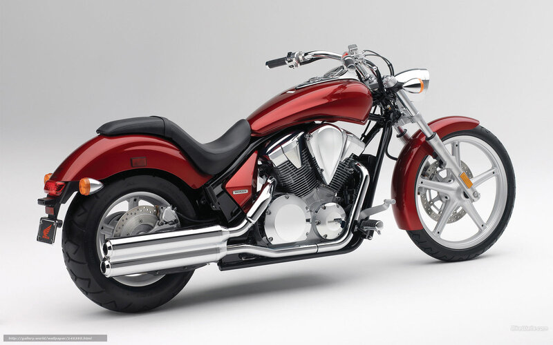 Red Honda Motorcycle — Neutral