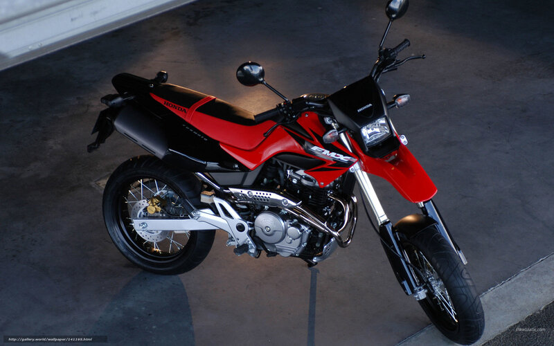 Red Honda motorcycle