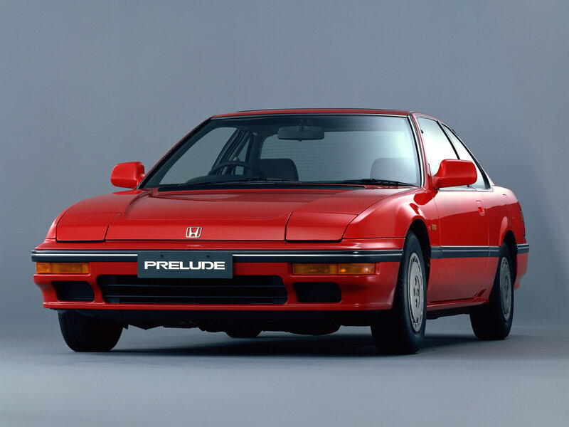 Red Honda Prelude — Neutral, Photograph