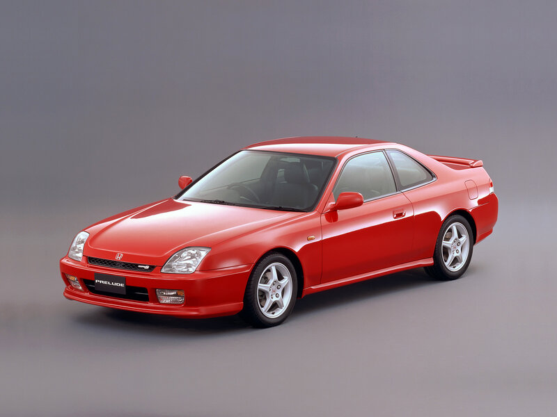Red Honda Prelude — Neutral