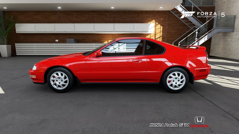 Red Honda Prelude