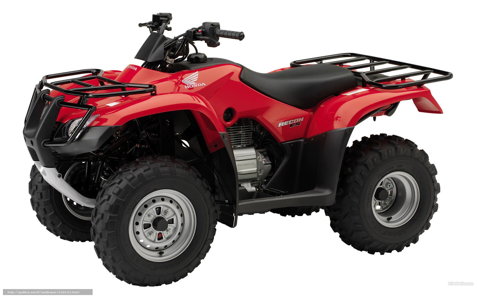 Red Honda Recon ATV