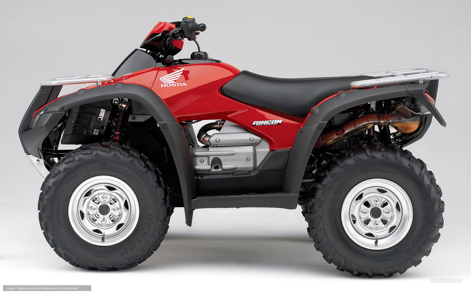Red Honda Rincon ATV