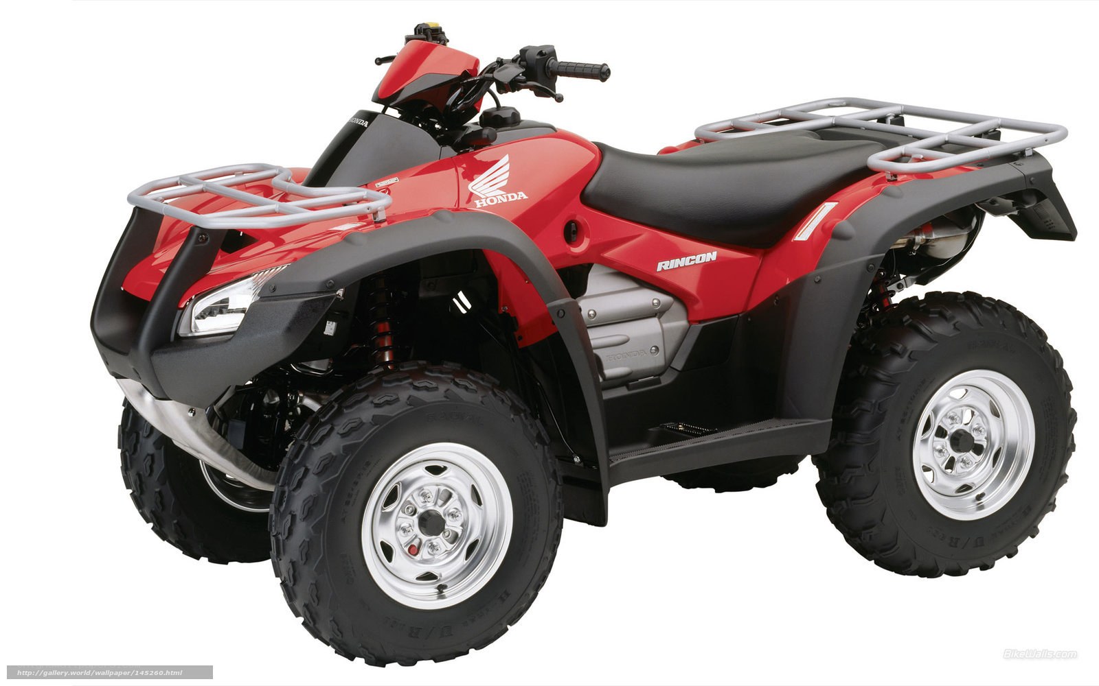 Red Honda Rincon ATV