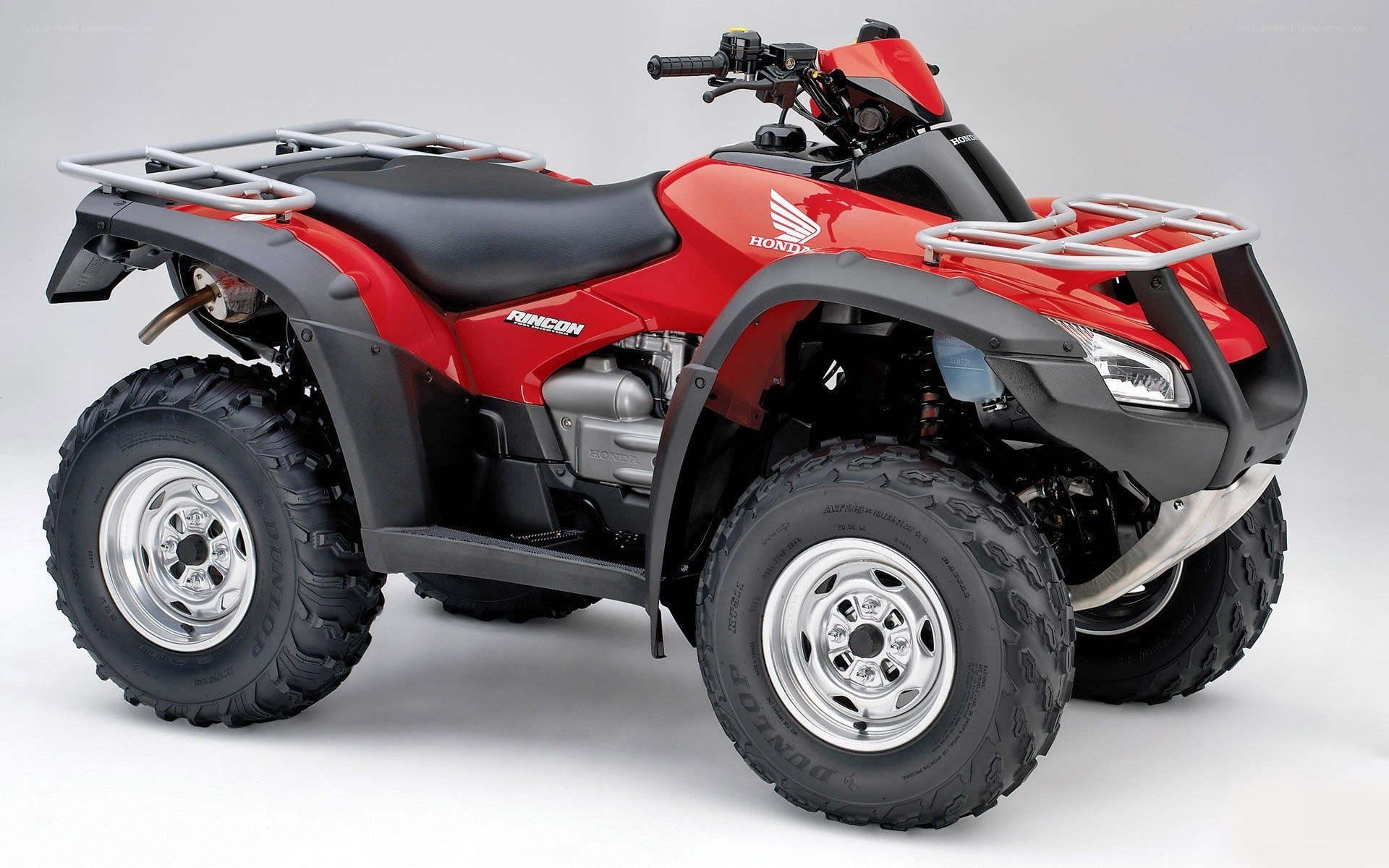 Red Honda Rincon ATV