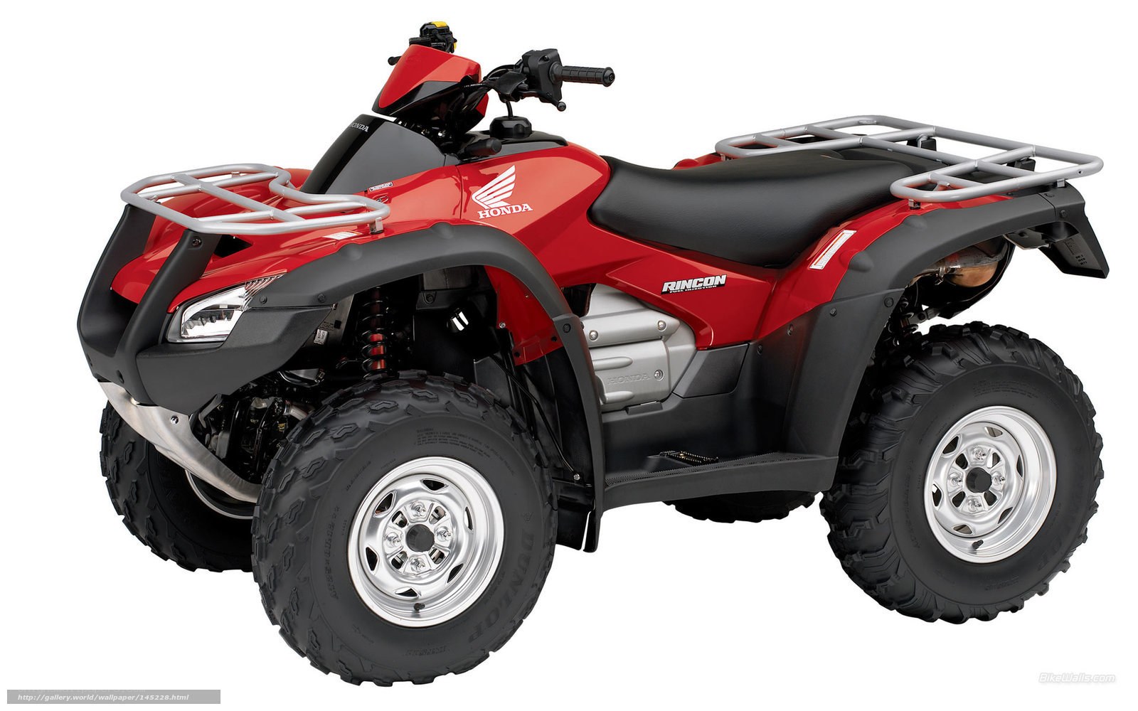 Red Honda Rincon ATV