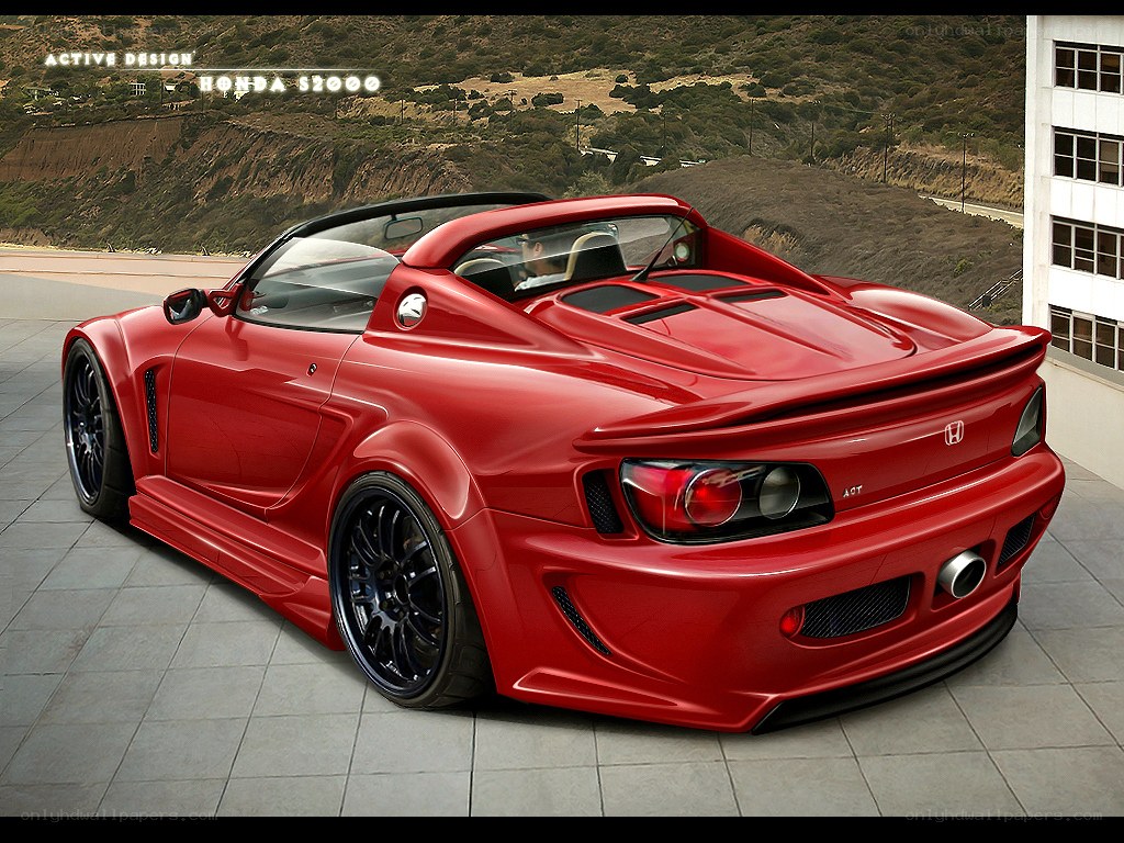 Red Honda S2000 Concept