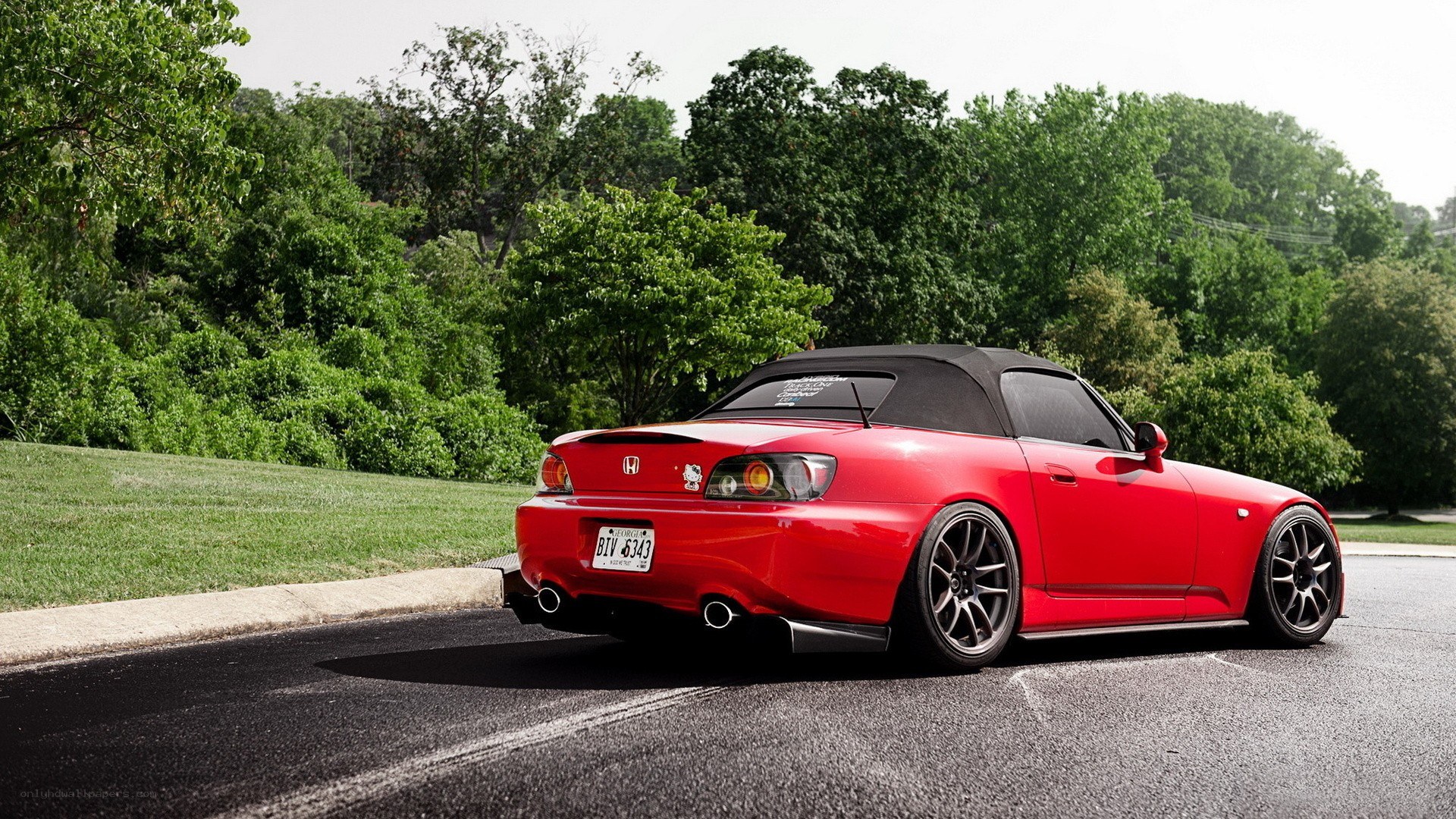 red honda s2000 convertible