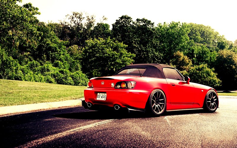 red honda s2000 convertible