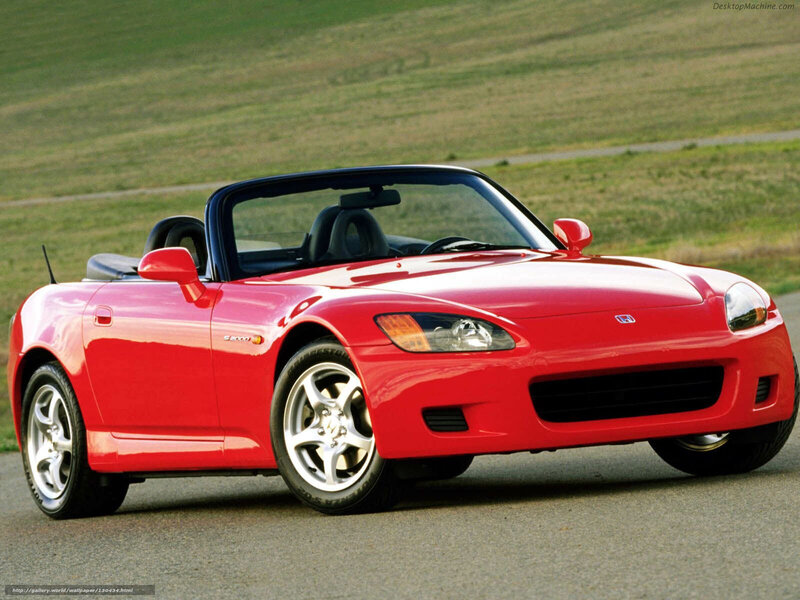 Red Honda S2000 convertible