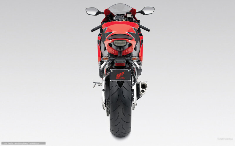 red honda sport motorcycle