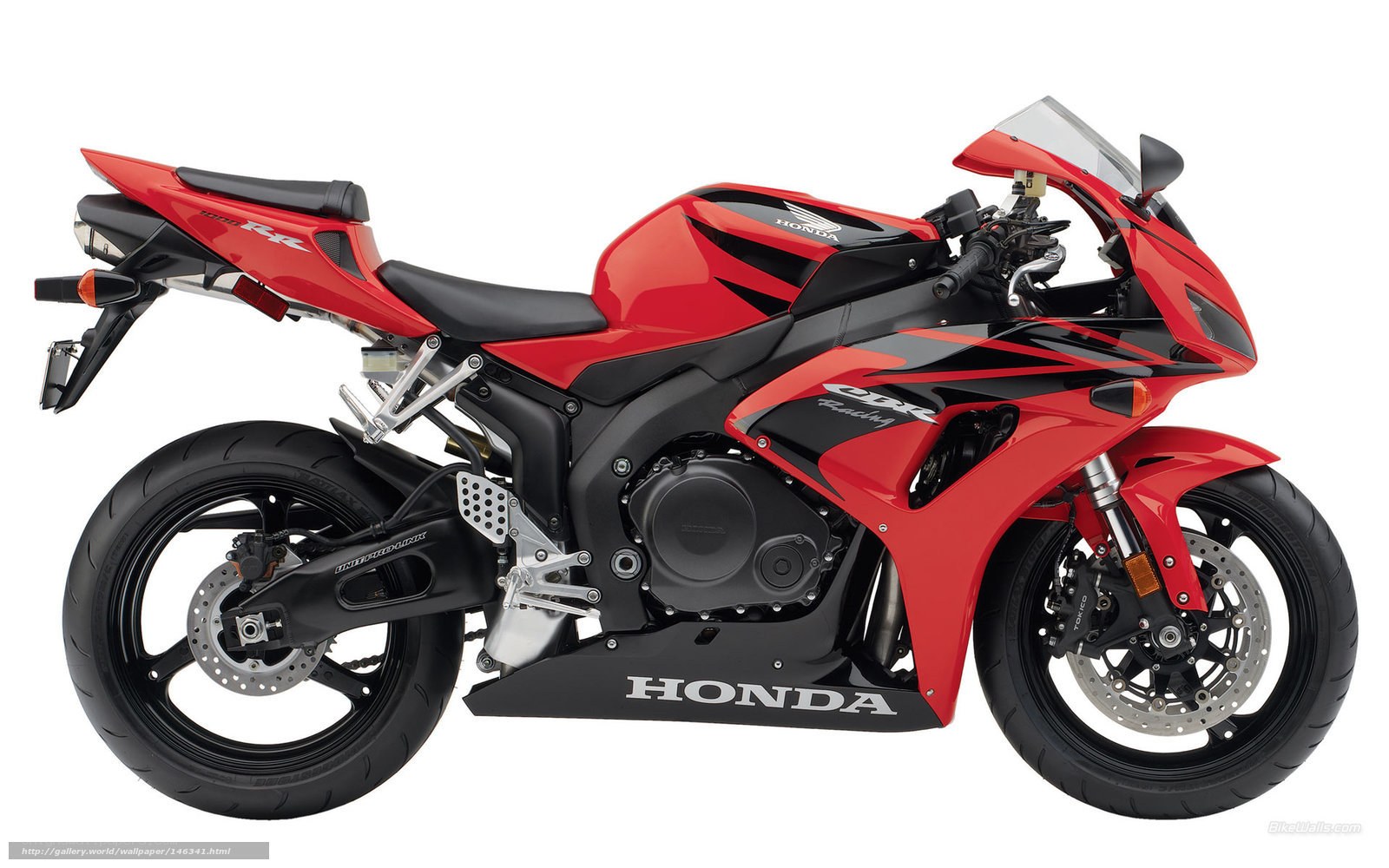 red honda sport motorcycle