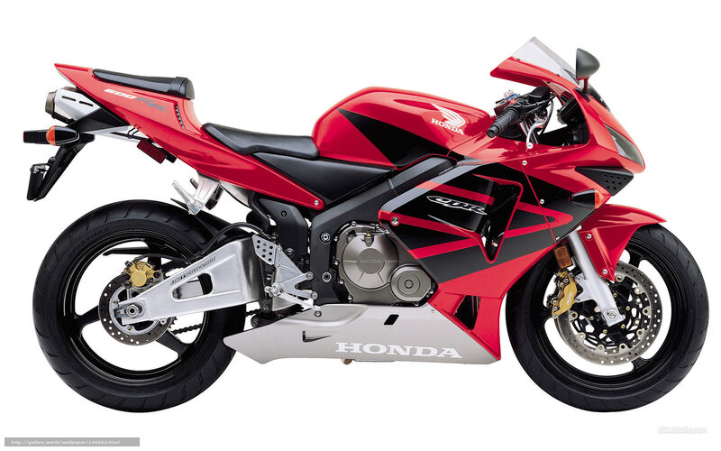 Red Honda Sport Motorcycle — Neutral, Photograph, Seat