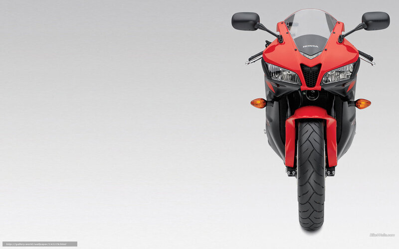 Red Honda Sport Motorcycle — Neutral