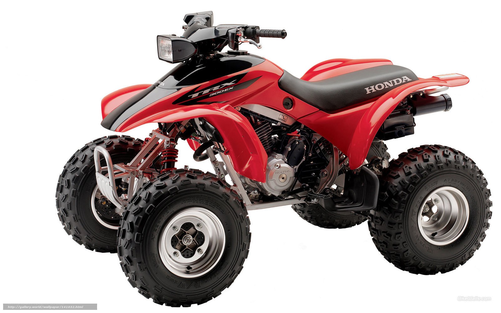 Red Honda TRX 300EX ATV