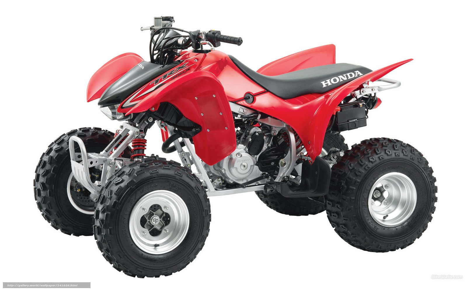 Red Honda TRX 400 ATV