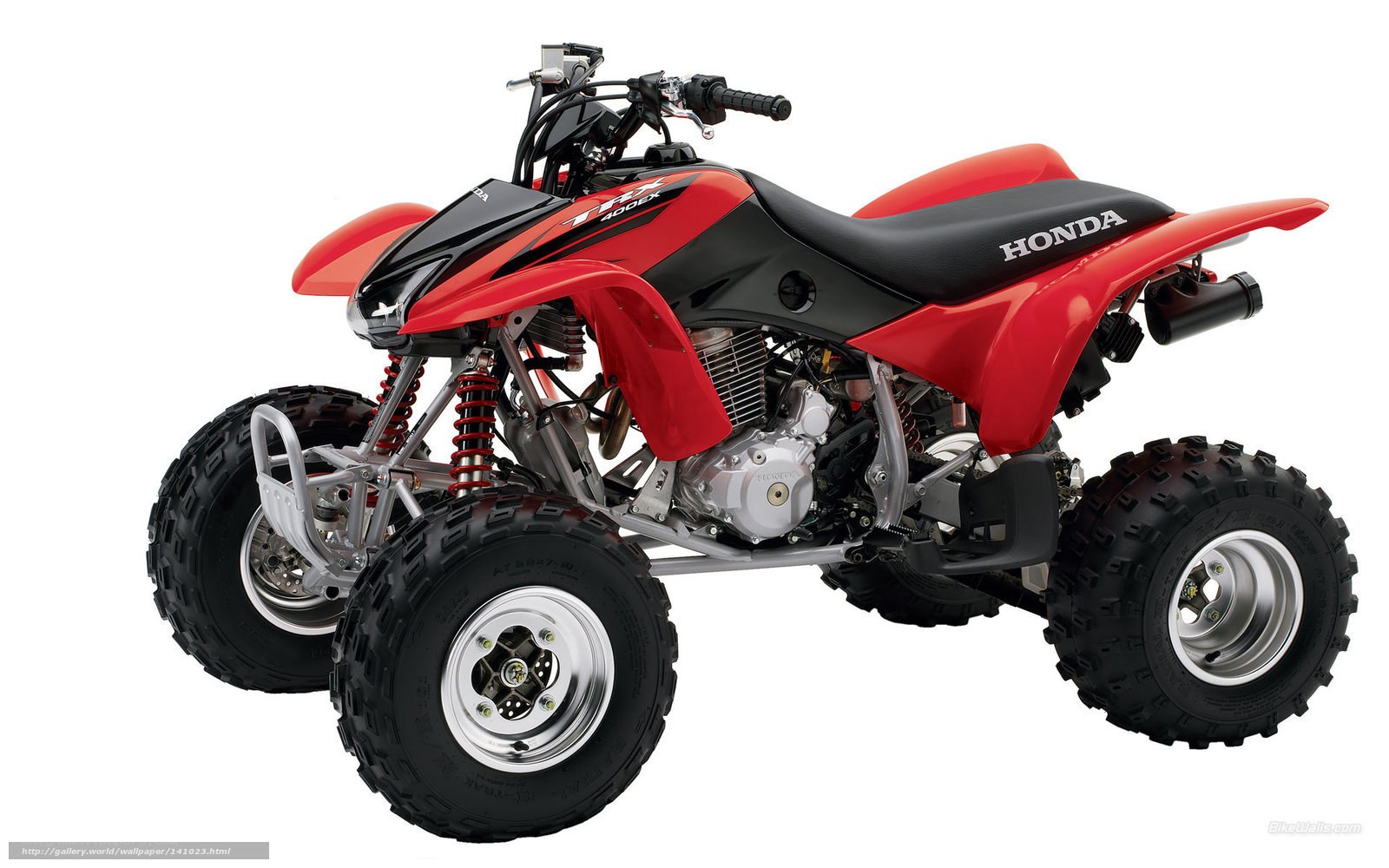 Red Honda TRX 400EX ATV
