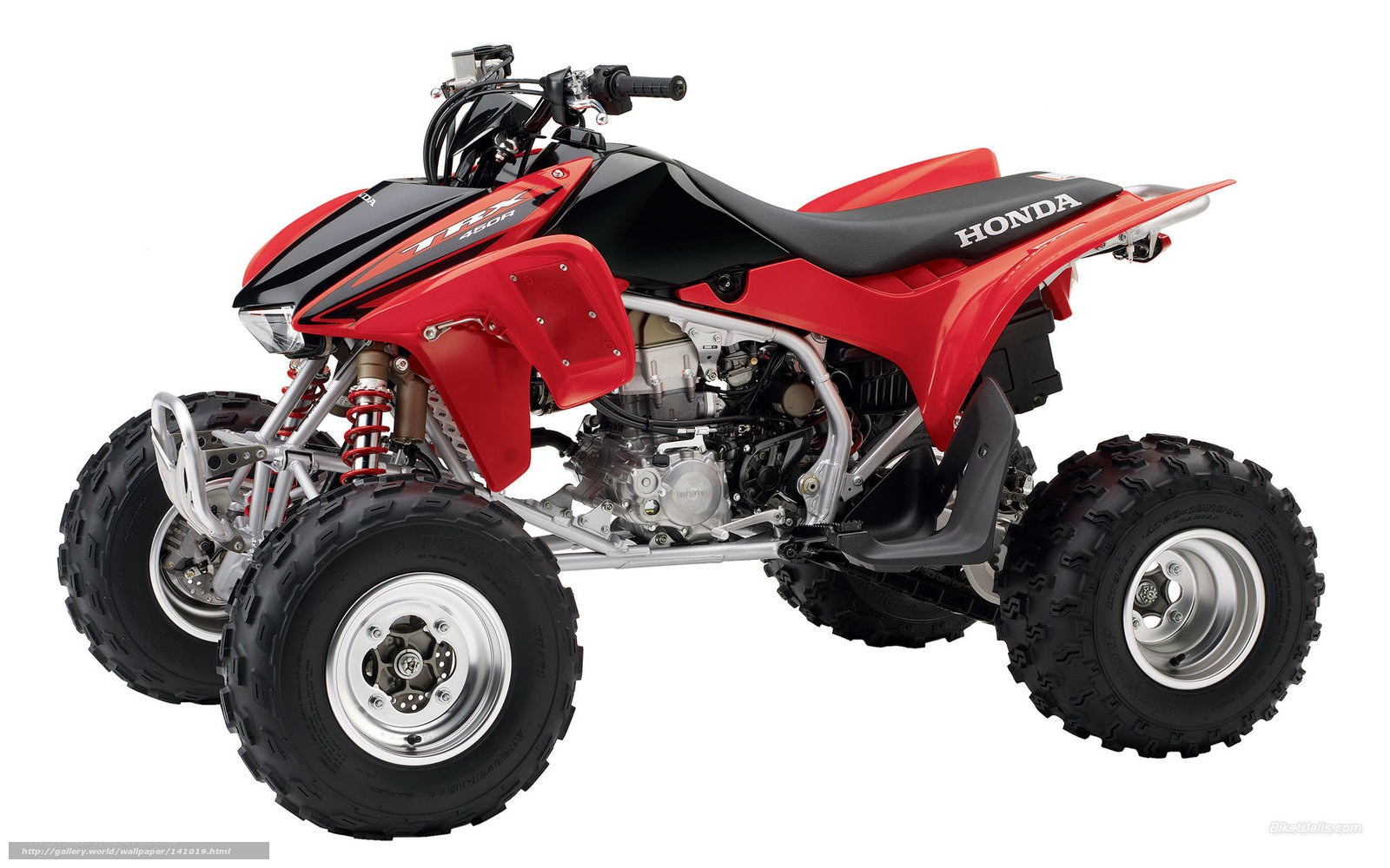 Red Honda TRX 400R ATV