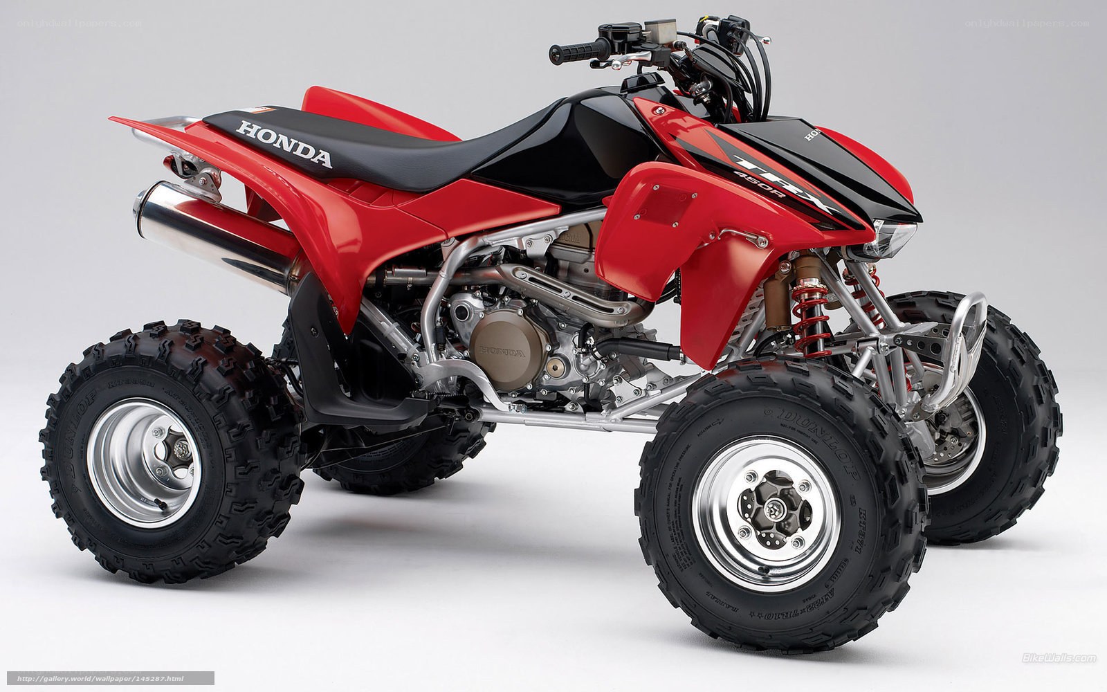 Red Honda TRX 450R ATV