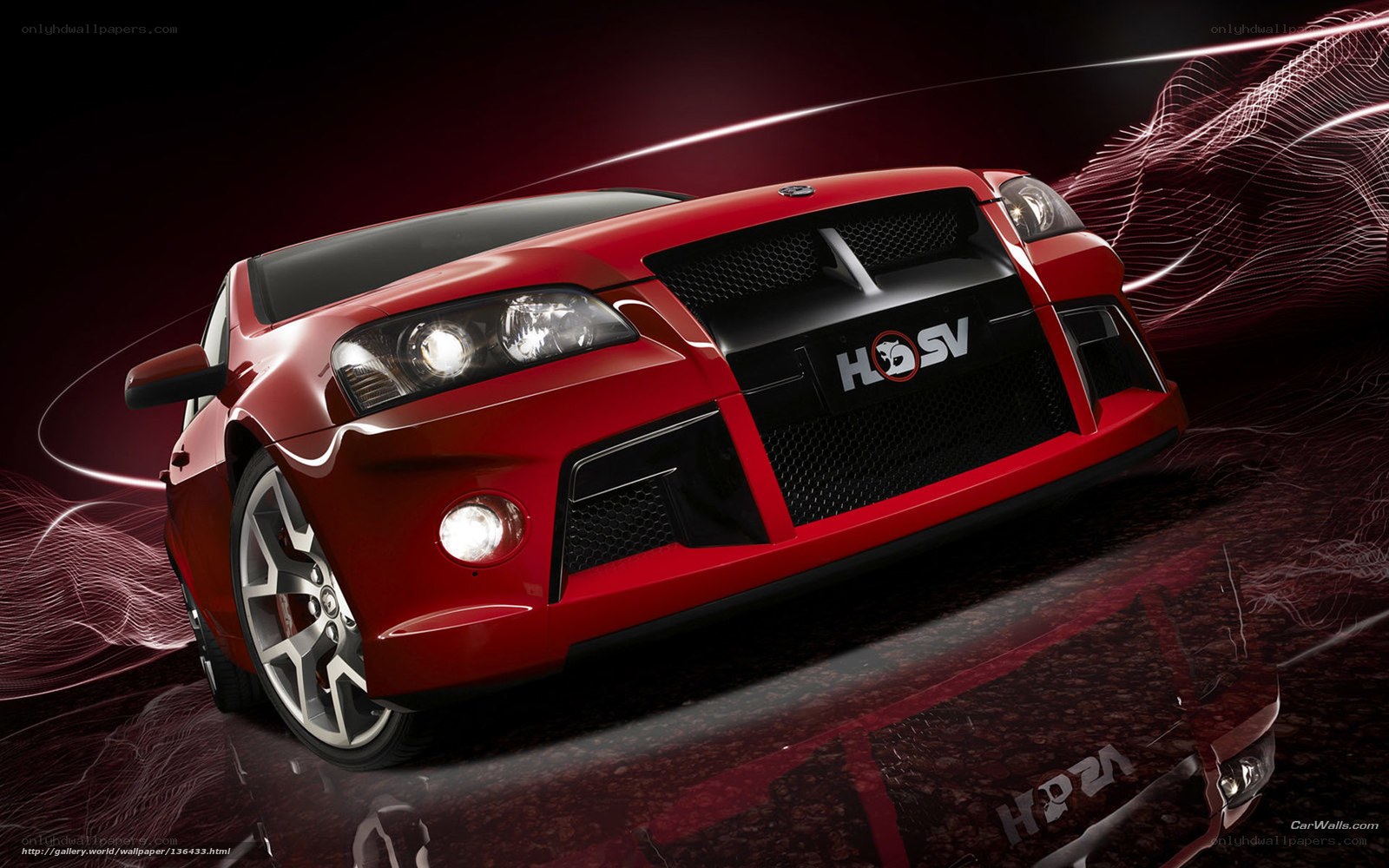 Red HOSV sports car