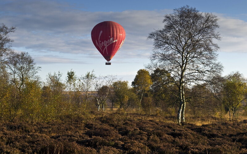 Red Hot Air Balloon — Serene
