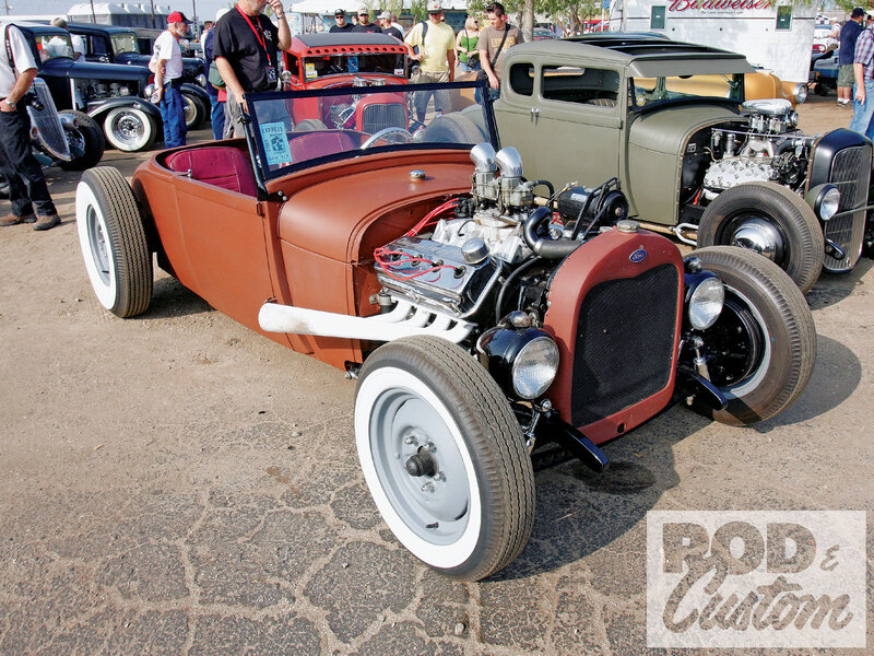 Red Hot Rod Car — Brown