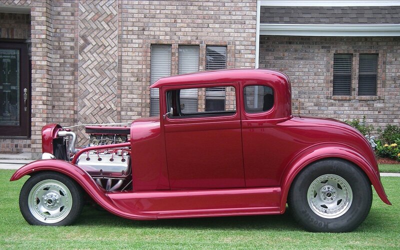 Red Hot Rod Car — Calm