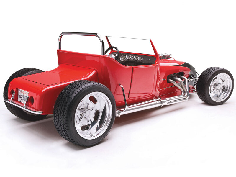 Red Hot Rod Car — Clean, Photograph