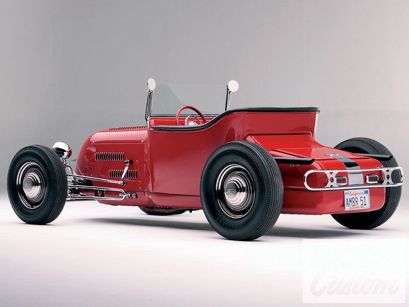 Red Hot Rod Car — Neutral, Photograph